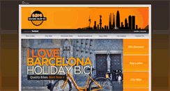 Desktop Screenshot of barcelonaholidaybici.com